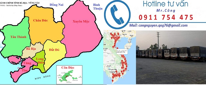 Chành Xe Vận Chuyển hàng Từ Hà Nội Đi Vũng Tàu