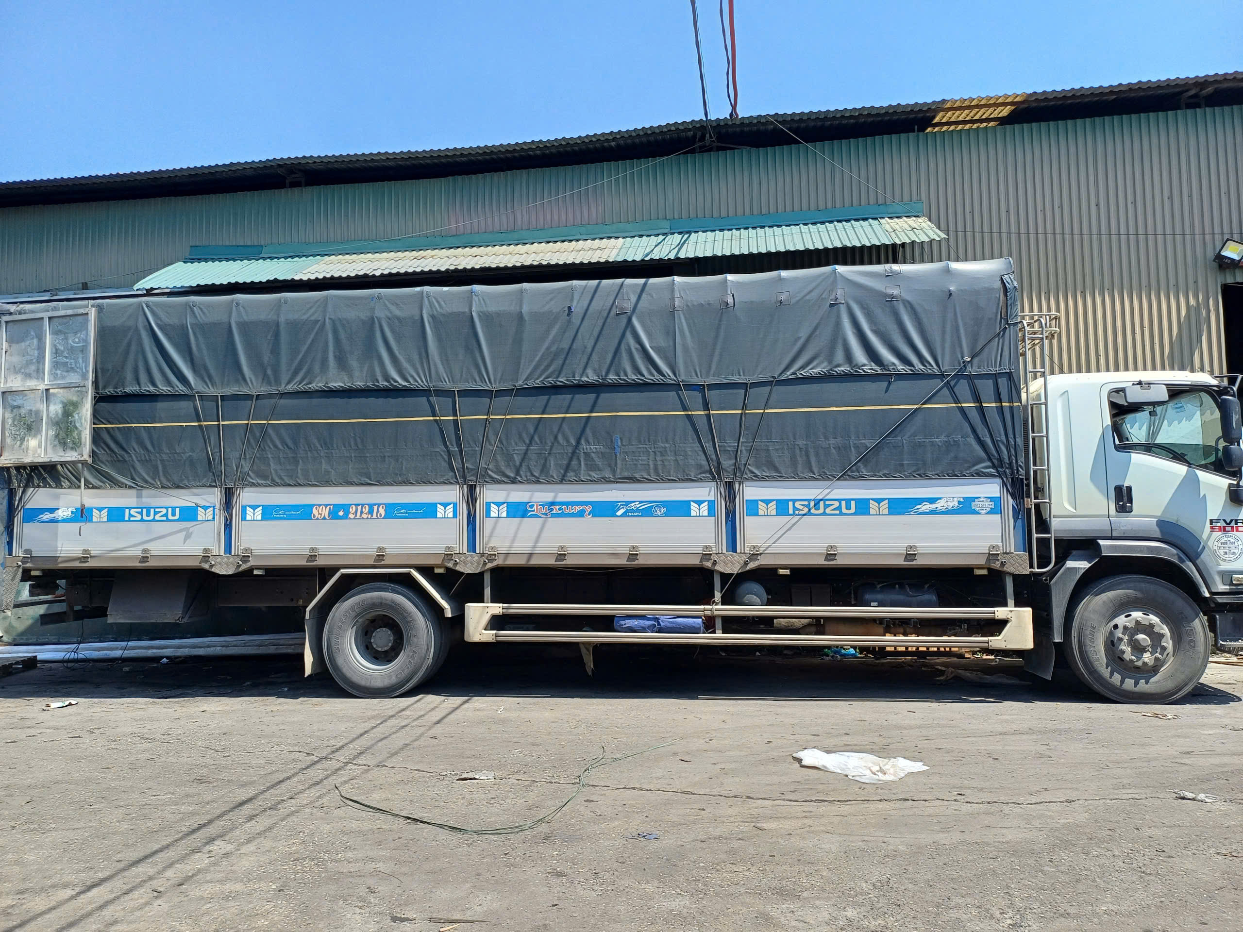 xe tải 8 tấn thùng dài