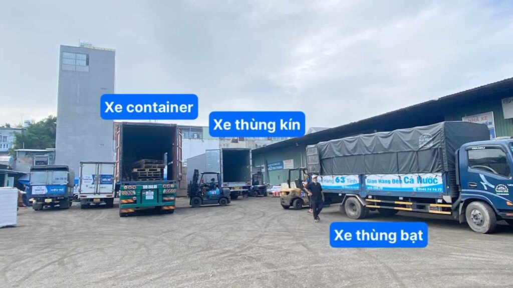 Đội xe chở hàng hóa Hà Nội đi Kon Tum