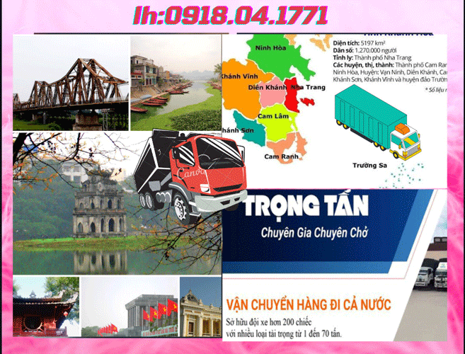 Chành xe chuyên ghép hàng Hà Nội đi Khánh Hòa. 1 Chanh xe Hà nội đi Khánh Hòa Nha Trang