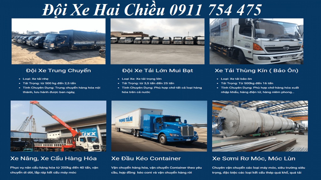 Đội Xe Vận Chuyển Hàng Hai Chiều Vĩnh Phúc Đi Tiền Giang Ở Trọng Tấn