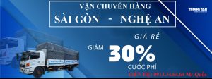 Chành xe chuyển hàng Sài Gòn đi Nghệ An