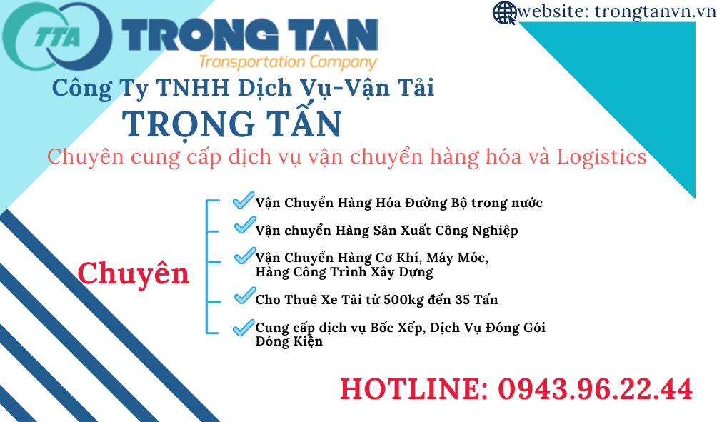 danh thiếp nhà xe Trọng Tấn chuyên ghép hàng sài gòn hà nội