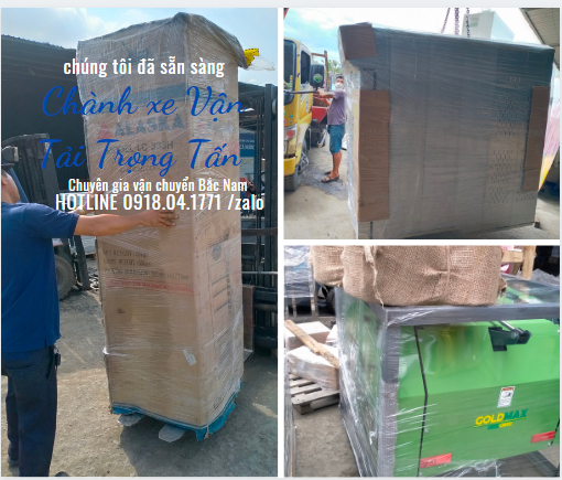 Đa dạng các mặt hàng vận chuyển tại chành xe