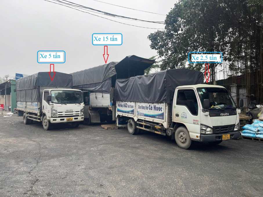 Thuê xe tải chở hàng hóa đi Hà Nội