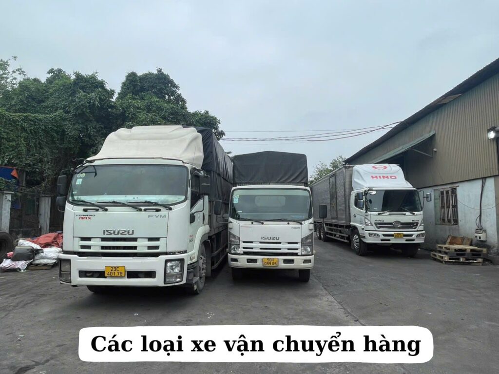 chành xe vận chuyển hàng đi Bắc Ninh