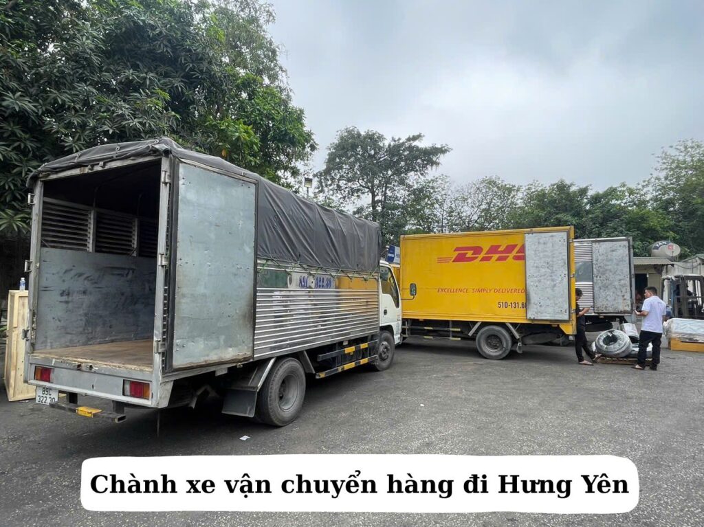 Chành xe vận chuyển hàng đi Hưng Yên