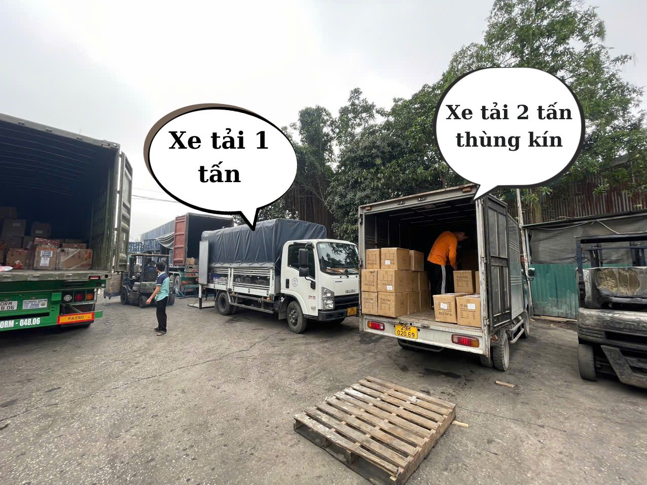 Chành xe vận chuyển hàng đi Hưng Yên