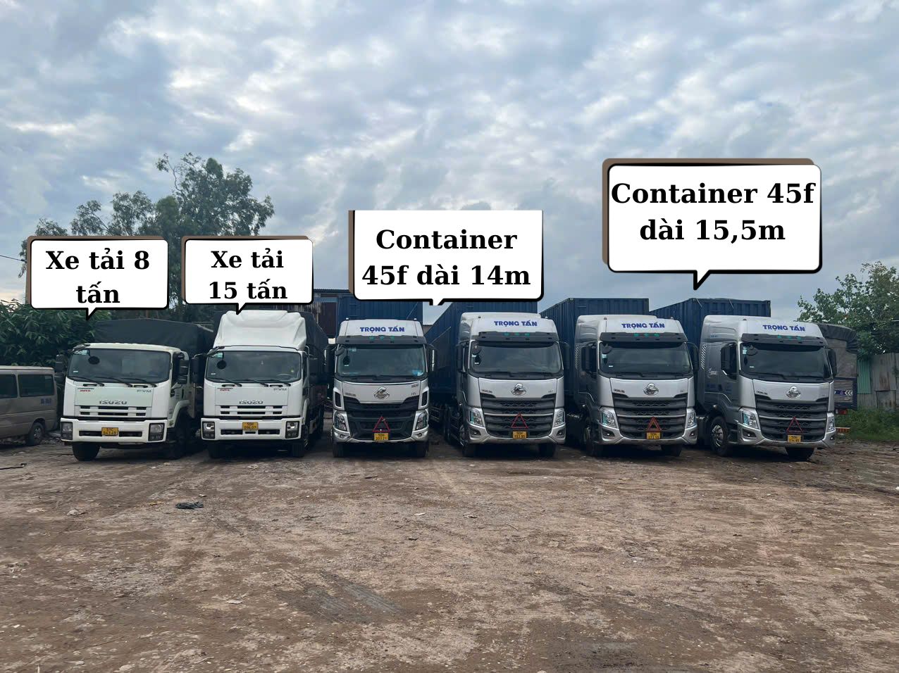 Chành xe vận chuyển hàng đi Hưng Yên