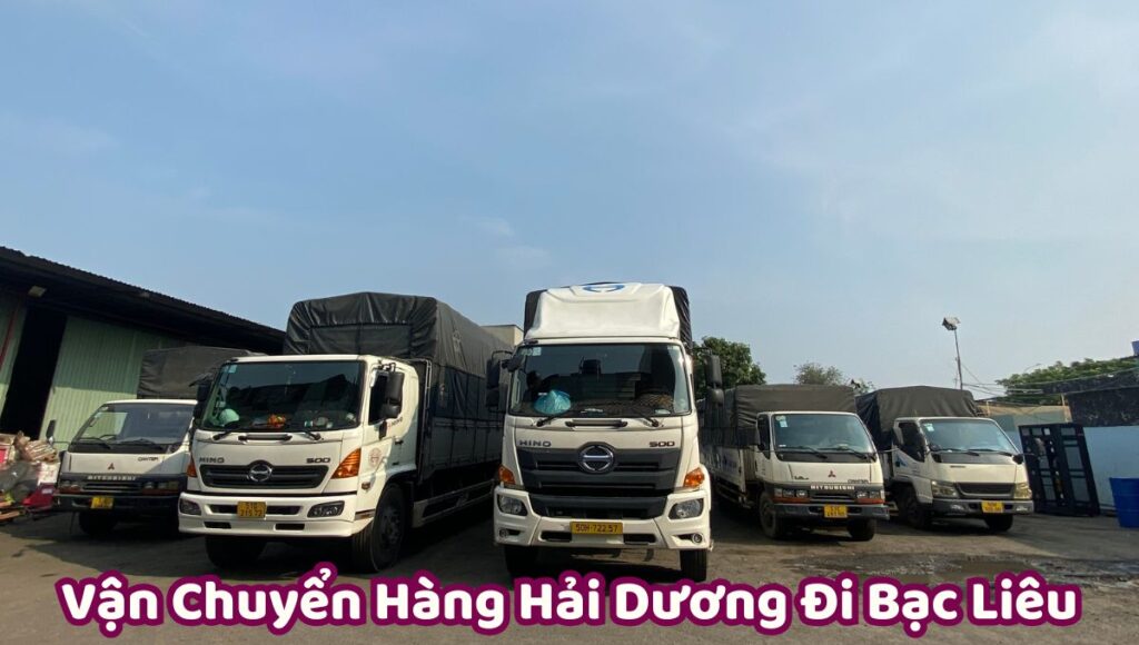 Vận chuyển hàng Hải Dương đi Bạc Liêu