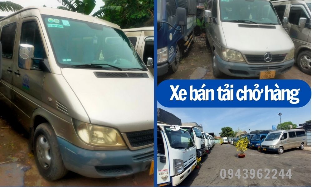 xe bán tải chở hàng