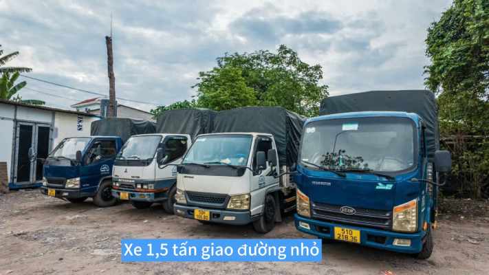 xe chở hàng 1,5 tấn