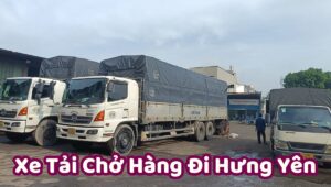 Xe tải chở hàng đi hưng yên