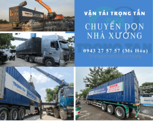 CHUYỂN DỌN NHÀ XƯỞNG