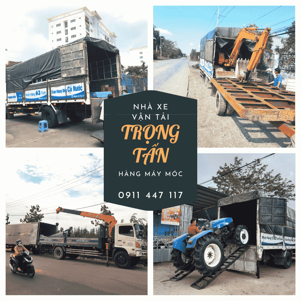Xe tải chở hàng huyện Bình Chánh hàng máy móc