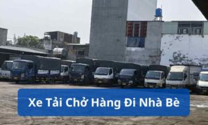 Xe Tải Chở Hàng Đi Nhà Bè