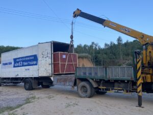 xe tai cho hang di quang tri